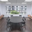 Pemberly Row Modern / Contemporary Folding Table in Gray 2-Pack