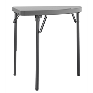 Pemberly Row Modern / Contemporary Folding Table in Gray 2-Pack