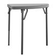Pemberly Row Modern / Contemporary Folding Table in Gray 2-Pack