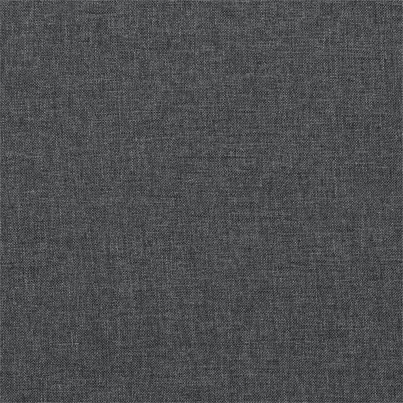 Pemberly Row Sleeper Sofa-Dark Gray Soft Fabric with nail head trim