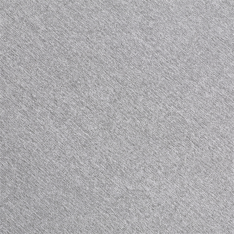 Pemberly Row-Modern Slepper Sofa with chase in Light Gray fabric with nail trim