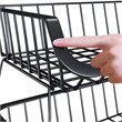 Pemberly Row 5-Tier Metal Utility Carts w/ Lockable Casters & Flat Top in Black