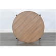 Pemberly Row Traditional Solid Wood Round 28