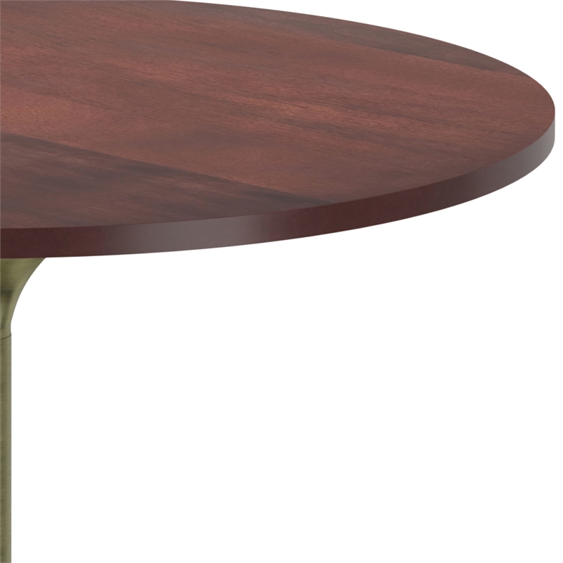 Pemberly Row Solid Wood & Metal 36x36
