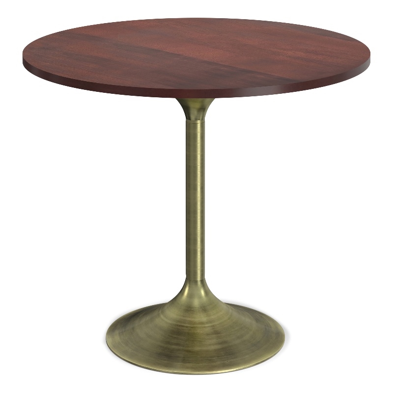 Pemberly Row Solid Wood & Metal 36x36