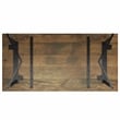 Pemberly Row Solid Wood & Metal72x36