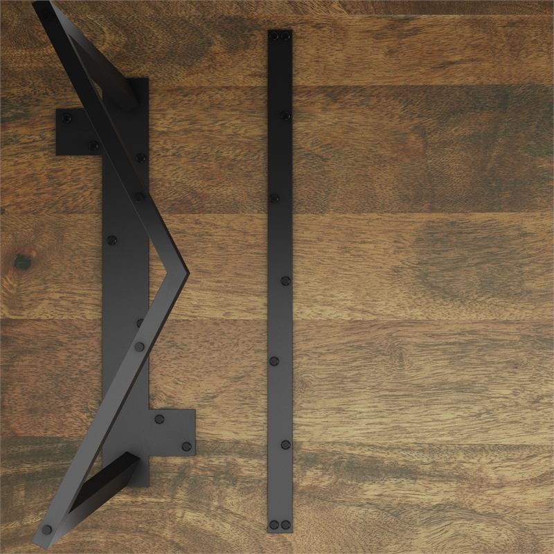 Pemberly Row Solid Wood & Metal72x36