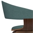 Pemberly Row Modern Bentwood Dining Chair in Light Turquoise Blue