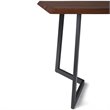Pemberly Row Modern Solid Wood 7 Piece Watkins Dining Set in Black