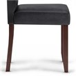 Pemberly Row Dining Chair (Set of 2) in Distressed Black Faux Leather
