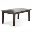 Pemberly Row 7 Pc Dining Set with 6 Chairs in Stone Gray Faux Leather