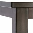 Pemberly Row 7 Pc Dining Set with 6 Chairs in Stone Gray Faux Leather