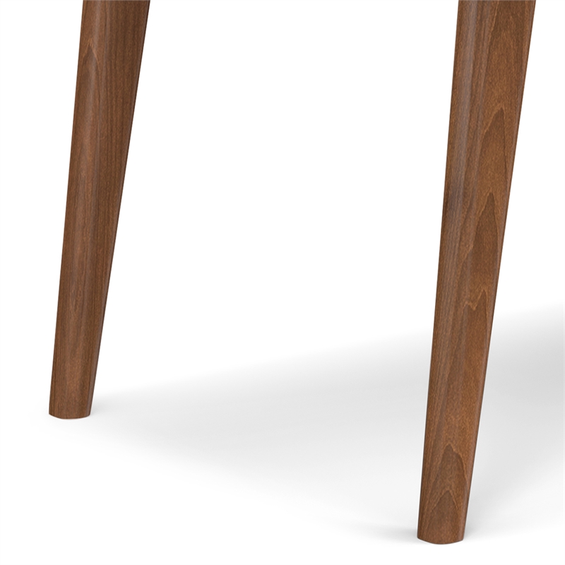 Pemberly Row Large Rectangular Modern Wood Dining Table in Walnut