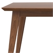 Pemberly Row Large Rectangular Modern Wood Dining Table in Walnut