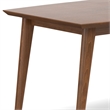 Pemberly Row Large Rectangular Modern Wood Dining Table in Walnut
