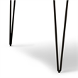 Pemberly Row Square Contemporary Wood/Metal Dining Table in Brown
