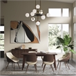 Pemberly Row 7Pc Dining Set w/ 6Bentwood Dining Chairs in Natural & 66