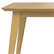 Pemberly Row Rectangle Modern Solid Wood Dining Table in Oak