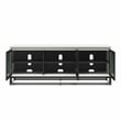 Pemberly Row Media Console with Steel Base for TVs up to 77