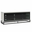 Pemberly Row Media Console with Steel Base for TVs up to 77
