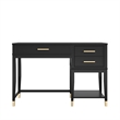 Pemberly Row Modern / Contemporary Lift-Top Computer Desk in Black