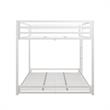Pemberly Row Modern / Contemporary Metal Full/Full Bunk Bed in White