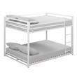 Pemberly Row Modern / Contemporary Metal Full/Full Bunk Bed in White
