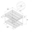 Pemberly Row Modern / Contemporary Metal Full/Full Bunk Bed in White