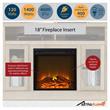 Pemberly Row Modern Fireplace TV Stand for TVs up to 65