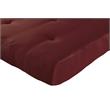 Pemberly Row 6 Inch Thermobonded High Density Futon Mattress Full Size in Red