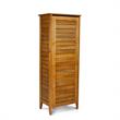 Pemberly Row Contemporary Wood Storage Cabinet in Brown Finish