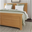 Pemberly Row 4-Piece Wood King Bedroom Sets with 2 Nightstand in Brown