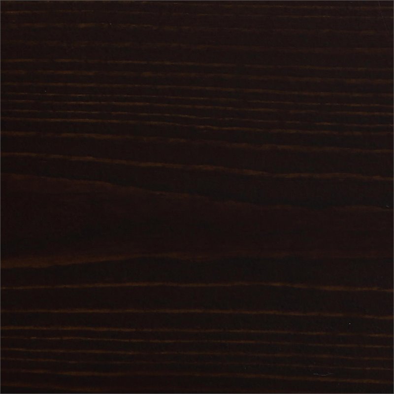 Pemberly Row Transitional Twin Junior Loft Bed in Espresso Finish