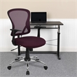 Pemberly Row Mid Back Mesh Office Chair with Chrome Finished Base