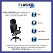 Pemberly Row High Back Mesh Office Swivel Chair in Black and Gray