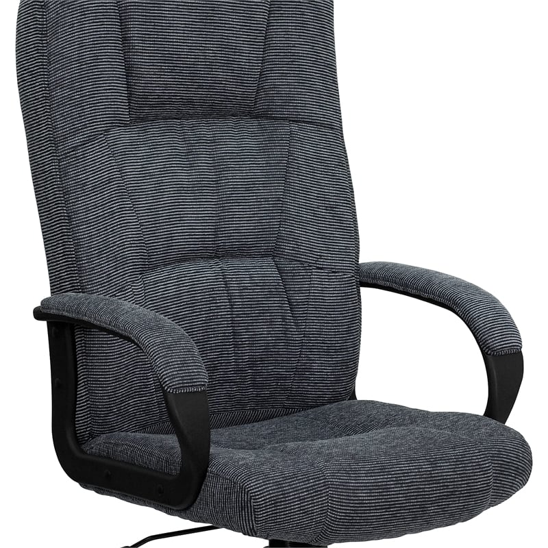 Pemberly Row Modern / Contemporary High Back Office Chair in Gray