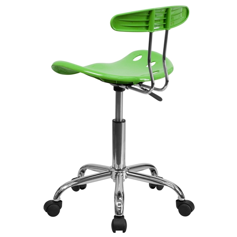Pemberly Row Vibrant Computer Office Swivel Chair with Tractor Seat