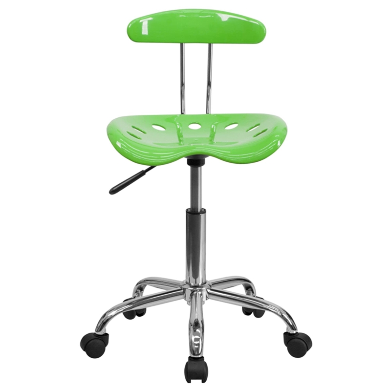 Pemberly Row Vibrant Computer Office Swivel Chair with Tractor Seat