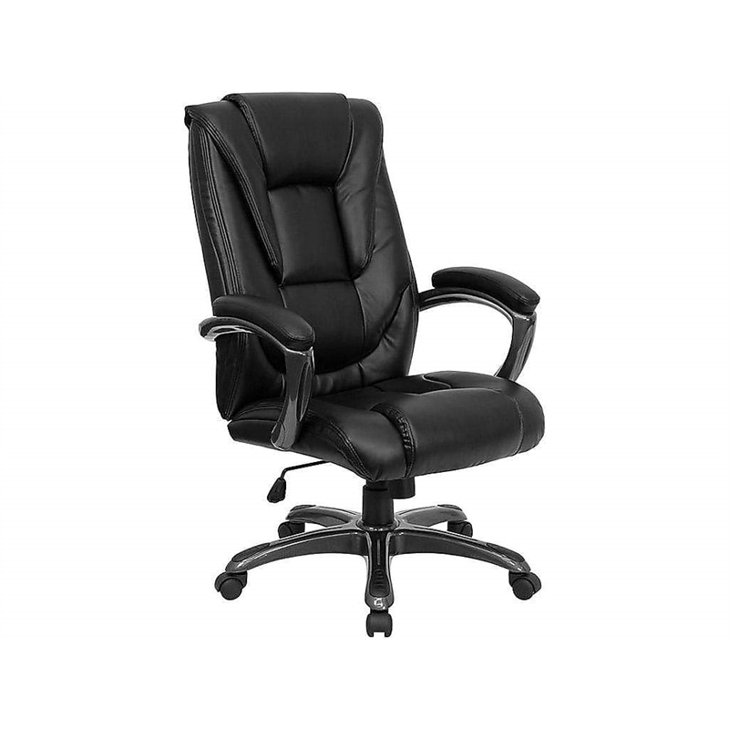 Pemberly Row Contemporary Ergonomically Curved Back Office Chair