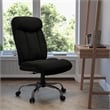 Pemberly Row Modern / Contemporary Fabric Office Chair in Black