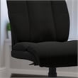 Pemberly Row Modern / Contemporary Fabric Office Chair in Black
