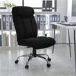 Pemberly Row Modern / Contemporary Fabric Office Chair in Black