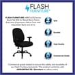 Pemberly Row Modern / Contemporary Office Chair in Black Finish