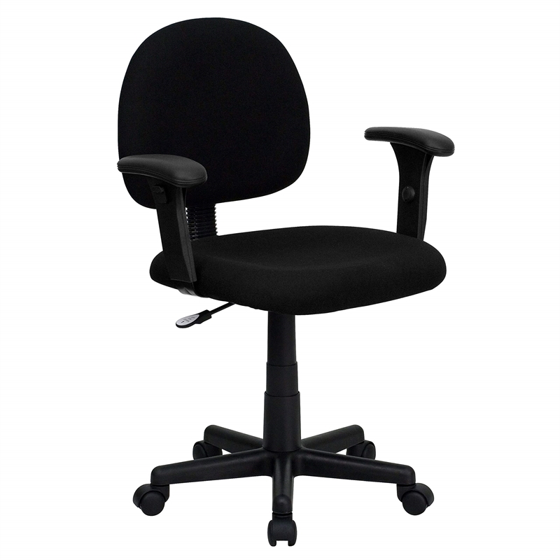 Pemberly Row Modern / Contemporary Ergonomic Office Chair in Black
