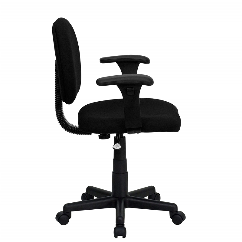 Pemberly Row Modern / Contemporary Ergonomic Office Chair in Black