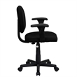 Pemberly Row Modern / Contemporary Ergonomic Office Chair in Black