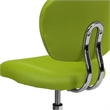 Pemberly Row Contemporary Mid-Back Task Chair In Apple Green