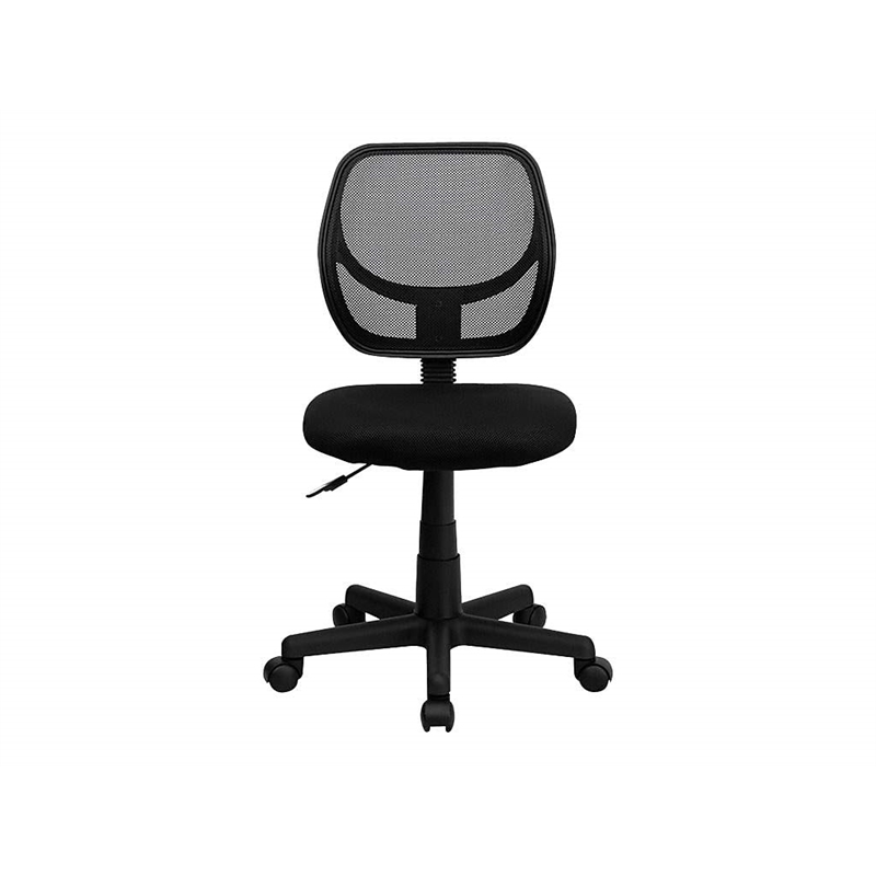 Pemberly Row Mid-Back Black Mesh Task and Computer Office Chair