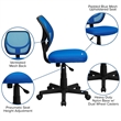 Pemberly Row Mid-Back Blue Mesh Task and Computer Office Chair