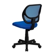 Pemberly Row Mid-Back Blue Mesh Task and Computer Office Chair